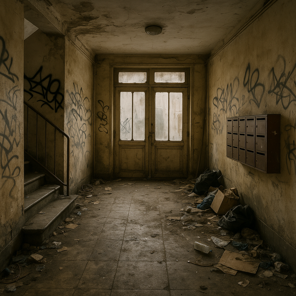 Avant — Parties communes d'immeuble — Cergy